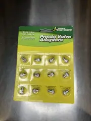 Genuine Innovations Presta Valve Adapters 12 pack carded - alloy - light! dozen