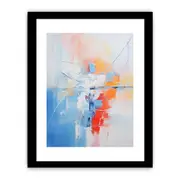 Abstract Framed Art Multicolor Framed print Art Poster