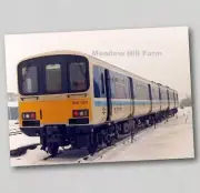 Fridge Magnet Class 154 BREL prototype Sprinter Diesel Multiple Unit