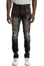 Prps Mens Windsor Gamma Ray Ripped Skinny Fit Jeans 30 Black - NWT $248