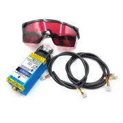 15W 33/40MM 450nm Laser Head Engraving Module TTL/PWM DIY Carving Engraver