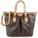 【9.9成新】 Louis Vuitton LV M40145 PALERMO PM 經典花紋兩用購物包.小#466現金價$36,800