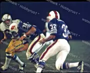 OJ Simpson BUFFALO BILLS 1970's NFL Original 35mm Photo Slide