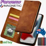 For iPhone 15 Plus Pro Max 14 13 12 11 SE/7/8 XS Wallet Case Leather Flip Cover