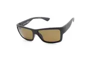 Jetpilot Dagger Matte Black/Brown Polarised Floating Sunglasses S20995