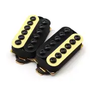 Cream&Black Invader Style Electric Guitar Humbucker Pickup Bridge Neck Pickups