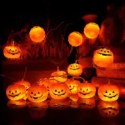 Battery Operated Halloween String Lights LED Pumpkin Lights Party Decor