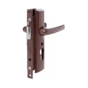 Austral Security Screen Door Lock Elegance XC Brown ALELBRN