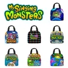 My Singing Monsters Lunch Bag For Kids With Insulated Fabric And Ice Pa