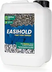 EASIHOLD - 5L XL Gravel Glue for Bonding Stones, Mulch and Gravel on Borders, Patios and Garden Paths. Lasts up to 3 Years, Non Toxic, Ready to Use.