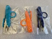 3 THREAD SEWING NIPPERS SCISSORS Jinzen Sewing Seam rippers With Finger Ring