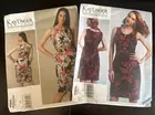 New Vogue 1303 & 1241 Sewing Pattern Kay Unger Misses' Dress Pattern Lot sz 8-16