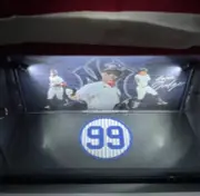 Aaron Judge Custom 2-card PSA & BGS display case with LED lights - Yankees