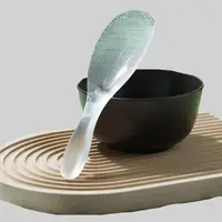 在飛比找momo購物網優惠-【樂邁家居】透明 TPX 懸浮飯勺(透明質感/優選材質/可立