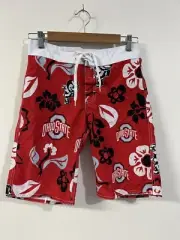 Ohio State Kids Size Medium Swim Shorts - BNWT - NFL - Unisex - Grid Iron