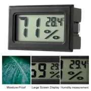 Portable Digital LCD Temperature Humidity Meter Gauge Hygrometer Thermometer