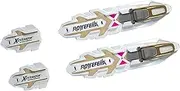 [Rottefella] Xcelerator Women's NIS Cross-Country Nordic Ski Bindings (1-Pair), White with Gold Plated