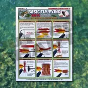 Basic Fly Tying #3 (Bass Bugs) - Waterproof Guide to 18 Fly Tying Diagrams