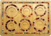 Bead Boards for Jewelry Making, Bamboo Beading Board for Jewelry Bracelet Making