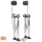 SurPro S1 Quad Lock Single Leg Support Aluminum Drywall Stilts 26-40 in.