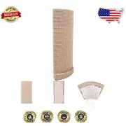 Modern Beige Scratching Post with Sisal - A Stylish Corner Protector for Cats