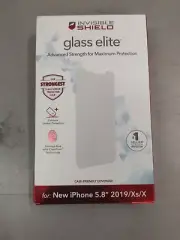 ZAGG INVISIBLE SHIELD GLASS ELITE SCREEN PROTECTOR FOR NEW IPHONE 5.8" 2019/Xs/X