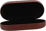 [WESIEVYA] Hard Shell Sunglasses Case Protective Case For Sunglasses And Eyeglasses Portable Glasses Eyeglasses Holder Box Brown