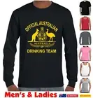 Australian Drinking Team Funny T-shirts Aussie Straya Bogan Mens ladies tee's