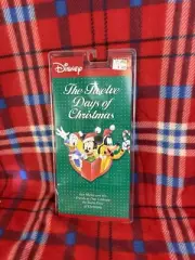 THE TWELVE DAYS OF CHRISTMAS DISNEY CASSETTE TAPE 1991 With Lyric Book New