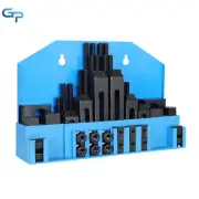 With Metal Brackets And 1/2" T-Slot 58 Piece Clamping Kit Mill Machinist Set