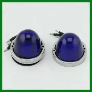 Classic Watermelon Glass Flush Mount Blue LED Lens Light -Set of 2 -81866