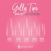 Kiara Sky Gelly Tips Box 500 pcs Easy Apply *Pick Your Style*