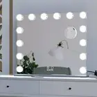 Makeup Mirror with Lights,Hollywood Mirror with 14 Dimming LED Bulbs Smart, Tabl