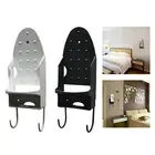 Wall Hanging Ironing Board Hanger Bathroom Shelf Iron Hanger for Household