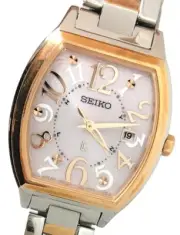 Seiko Lukia Solar Pink Dial 1B22-0BB0 75-E30 NEW