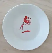 4 Corelle Disney Red MICKEY MOUSE 7" App, Dessert, Bread Plates NEW w Tags