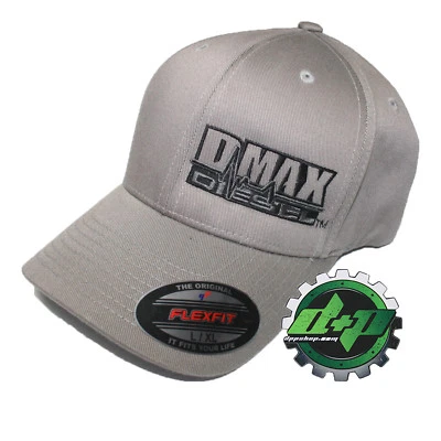 Duramax Dmax hat ball cap flex fit flexfit stretch cummings gray grey new L/XL