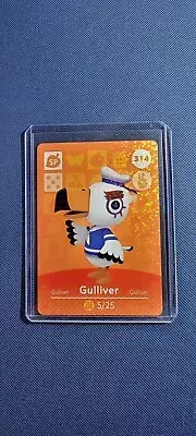 Gulliver #314 Animal Crossing Amiibo Card Series 4 NEVER SCANNED