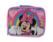 Disney Minnie Mouse Girl Thermos Insulated School Lunch Box Bag Unicorn Bow Pink