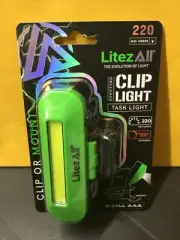 LitezAll Clip Pivoting 120 Degree 220 Lumens Task Light Brand New