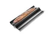 OZZYCOOK Non-stick Baguette Pans for Baking - Black