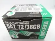 5 X NEW MAXELL Data Cartridge HP IBM DAT72 DDS5 drive HS-4/170S9D)5 HELICAL-scan