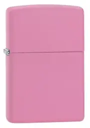Zippo 238, Classic Pink Matte Finish Lighter, Full Size