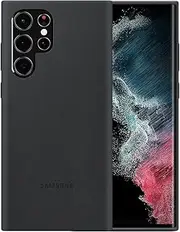 Samsung Galaxy S22 Ultra Case | Soft Material Anti Scratch | Anti-Fingerprint Lightweight 360 Protective Case (Samsung S22 Ultra, Black)