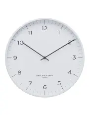 [One Six Eight London] Henry Silent Wall Clock 40cm in White