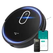 MyGenie Hydraclean Robotic Vacuum and Mop Black