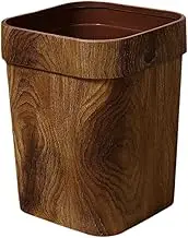 Yajuyi Trash Can Garbage Basket Wastebasket Garbage Bin for Household Dorm Bedroom Living Room, 16L