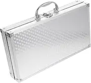 Yardwe Aluminum Tool Box Portable Hard Shell Briefcase for Tools and Documents Lightweight Storage Case with Reinforced Corners Secure Clasp Durable Design