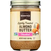 Woodstock Almond Butter - Lightly Toasted - Unsalted
