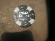 TILLEY STATESVILLE, NORTH CAROLINA HARLEY DAVIDSON MOTOR CYCLE BLACK POKER CHIP